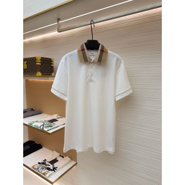 버버리 Burberry 패치워크 체크 폴로셔츠