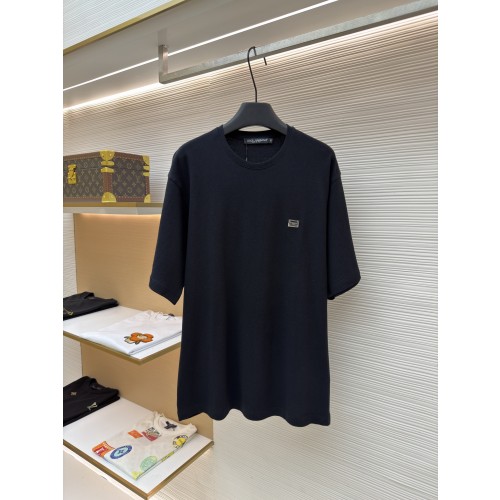 돌체앤가바나 Dolce & Gabbana 메탈 로고 플레이트 반팔 티셔츠