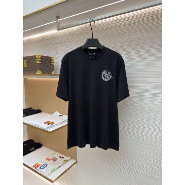 몽클레어 Moncler 라운드넥 프린트 & 자수 로고 반팔 티셔츠