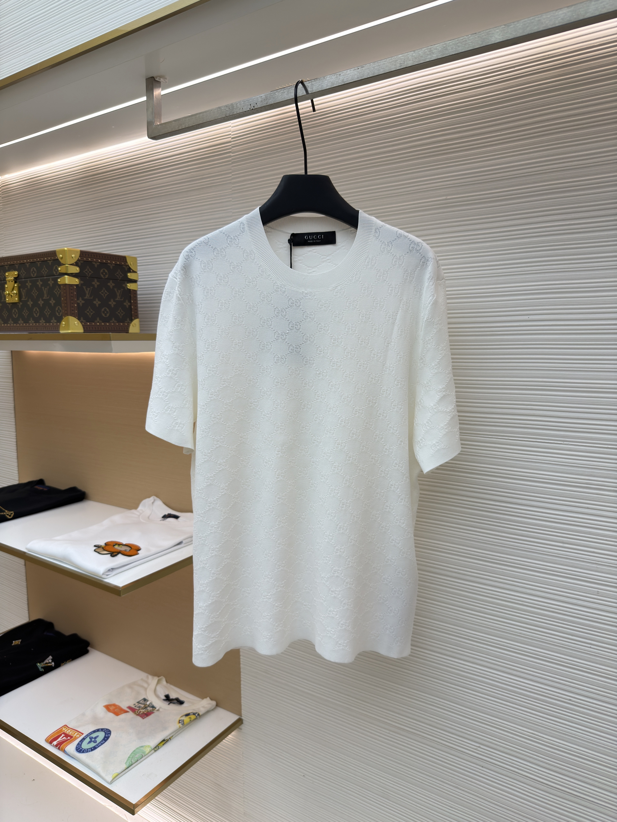 구찌 Gucci GG 클래식 니트 반팔
